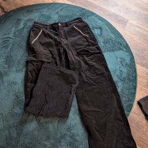 Universal Thread Black Cargo Pants Relaxed Fit